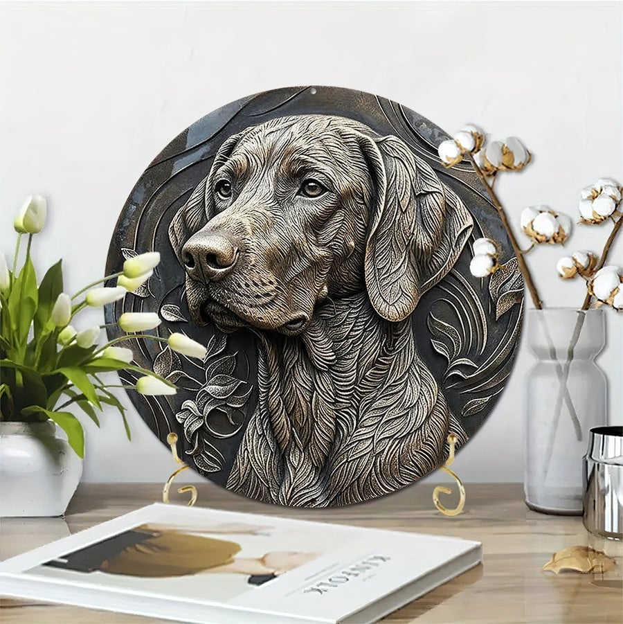 Vizsla Metal Sign