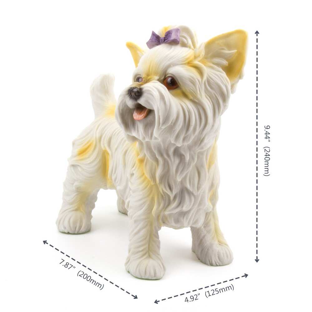 Yorkshire Terrier Dog Statue