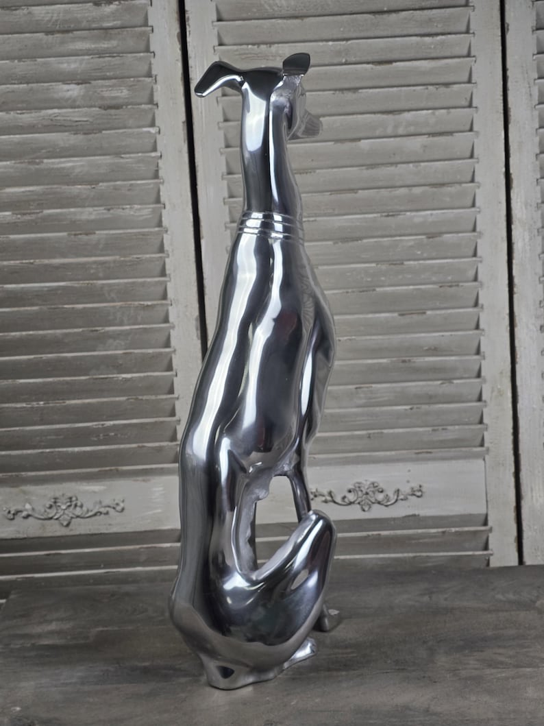 Impressive Sitting Greyhound Ornament