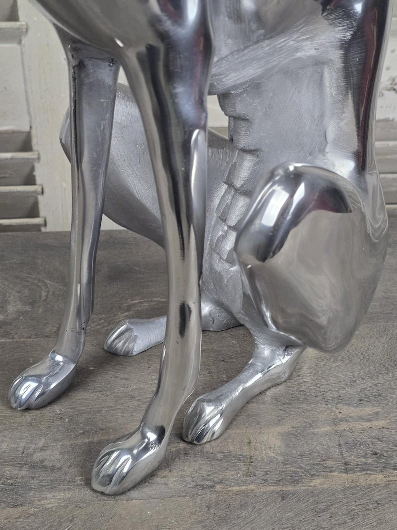 Impressive Sitting Greyhound Ornament