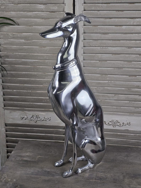 Impressive Sitting Greyhound Ornament