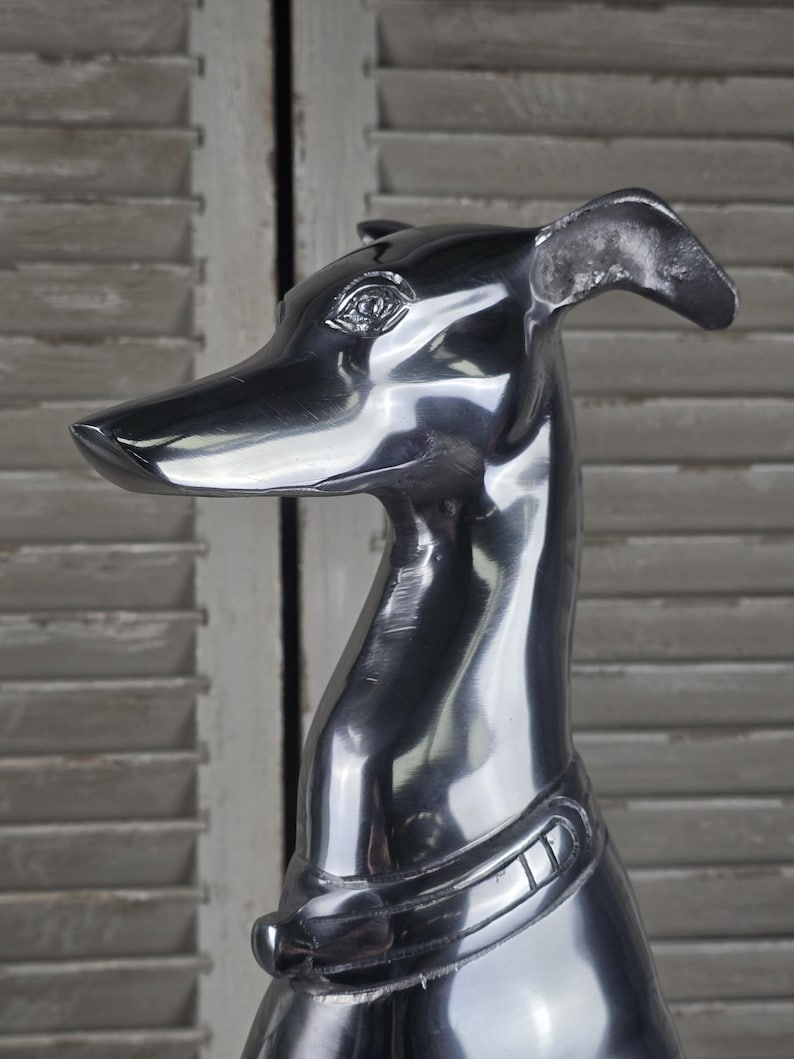Impressive Sitting Greyhound Ornament
