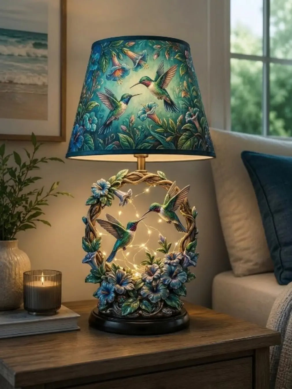 Hummingbird Lamp