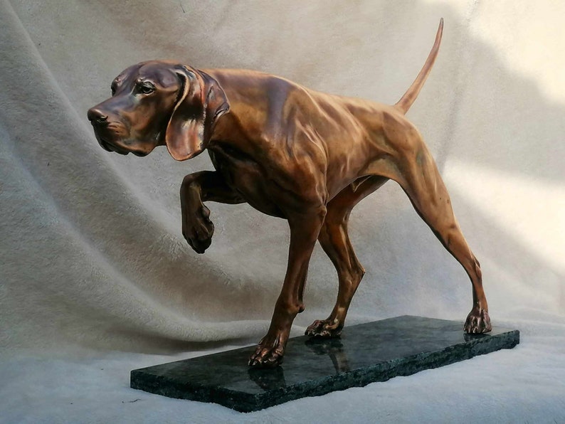 Hungarian bronze statue
