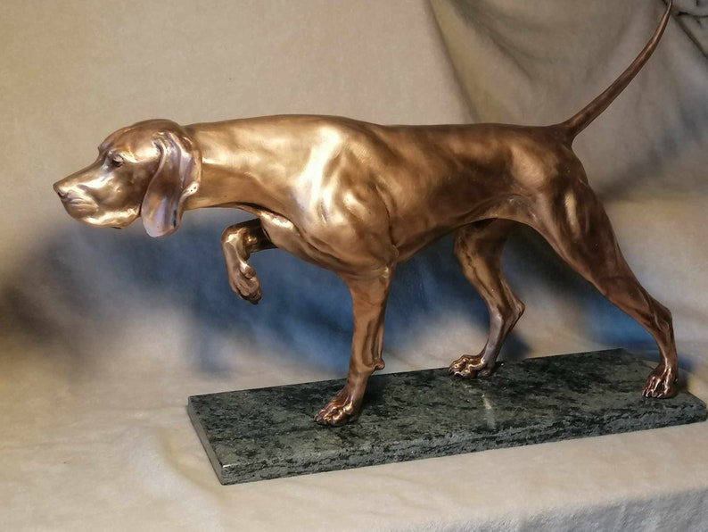 Hungarian bronze statue