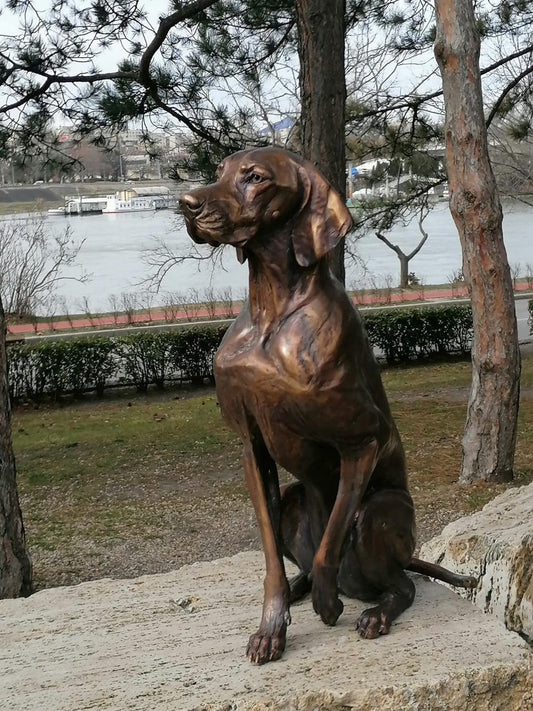 Hungarian Dog Sculpture